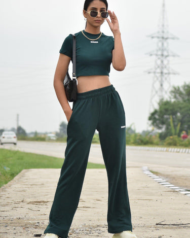 Bottle Green Sydney Co-Ord Set Co-ord set Burger Bae XS Bottle Green 