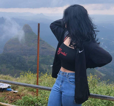 Brutal Cursive Camisole Camisole Burger Bae 