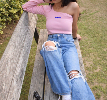 Barbara Top Tops Burger Bae XS Baby Pink 