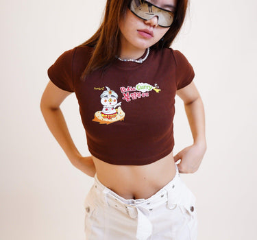 Buldak Ramen Curry Baby Tee (T-shirt) Tops Burger Bae 