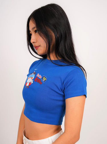 Buldak Ramen Ice - Burger Bae Round Neck Crop Baby Tee For Women - BurgerBae