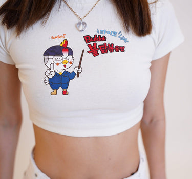 Buldak Ramen Light Baby Tee (T-shirt) Tops Burger Bae 