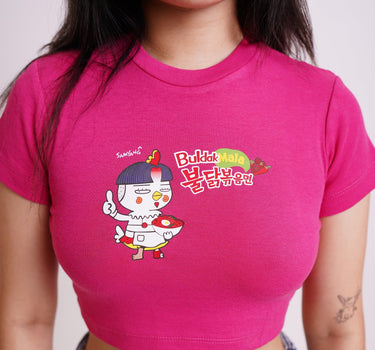 Buldak Ramen Mala Baby Tee (T-shirt) Tops Burger Bae 