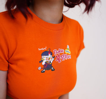Buldak Ramen toppoki Baby Tee (T-shirt) Tops Burger Bae 