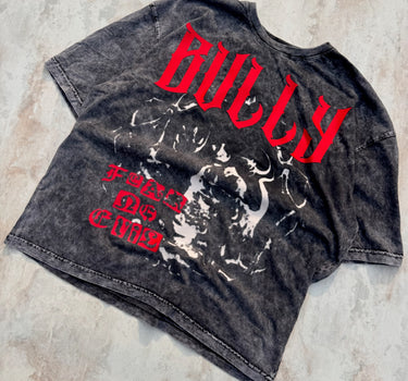 Bully Acid Wash Drop Sleeved Tee for Men & Women