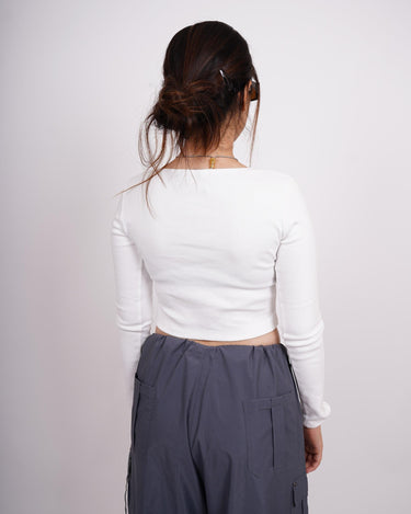 Burger Bae Full Sleeve Round Neck Top (Basic Y2K Top) - BurgerBae