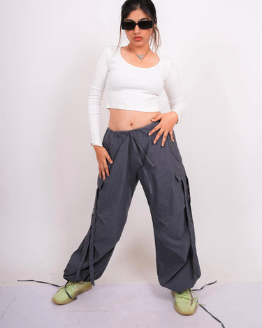 Burger Bae Full Sleeve Round Neck Top (Basic Y2K Top) - BurgerBae