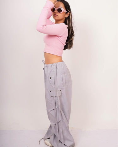 Burger Bae Full Sleeve Round Neck Top (Basic Y2K Top) - BurgerBae