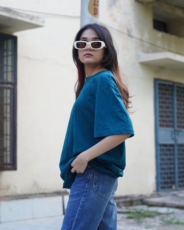 Basic Oversized Tee (T-shirt) Oversized T-shirt Burger Bae 