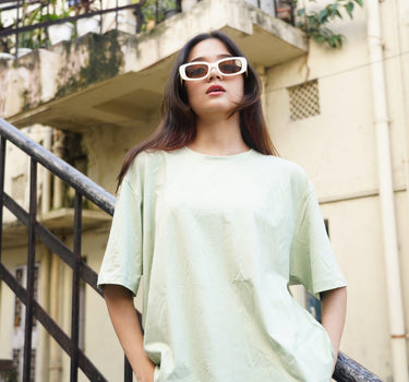 Basic Oversized Tee (T-shirt) Oversized T-shirt Burger Bae 