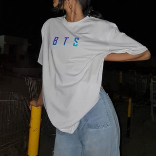 BTS Oversized Tee (T-shirt) Oversized T-shirt Burger Bae 