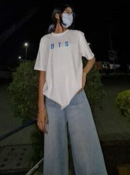 BTS Oversized Tee (T-shirt) Oversized T-shirt Burger Bae 
