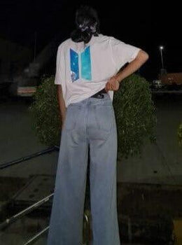 BTS Oversized Tee (T-shirt) Oversized T-shirt Burger Bae 