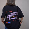 Dance Potato Boy Dance Oversized Tee (T-shirt) Oversized T-shirt Burger Bae FreeSize Black 