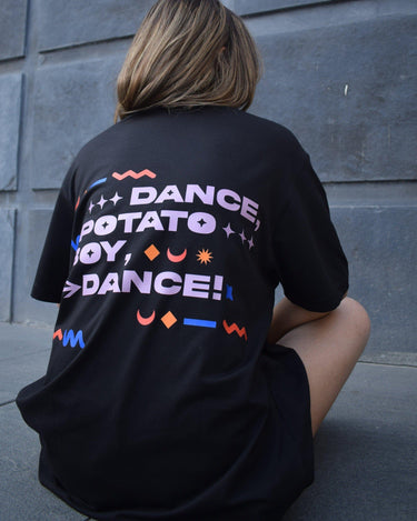 Dance Potato Boy Dance Oversized Tee (T-shirt) Oversized T-shirt Burger Bae 