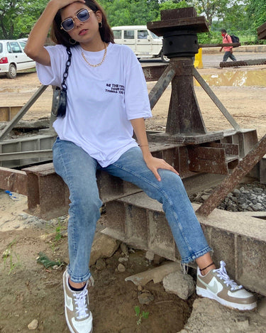 Dog Person Oversized Tee (T-shirt) Oversized T-shirt Burger Bae 