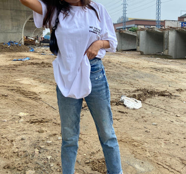 Dog Person Oversized Tee (T-shirt) Oversized T-shirt Burger Bae 