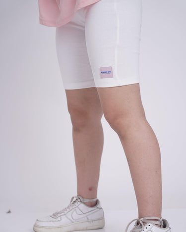 Cycling Shorts Bottoms Burger Bae S White 