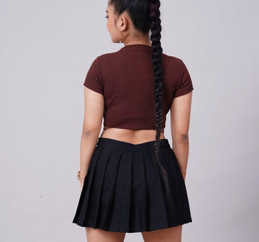 Brown Burger logo Gigi Tee (T-shirt) Tops Burger Bae 