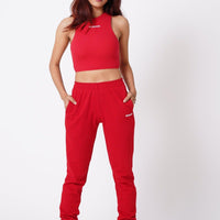 Burger Co-Ord Set (Racer + Gathered Track) Co-ord set Burger Bae XS Red 