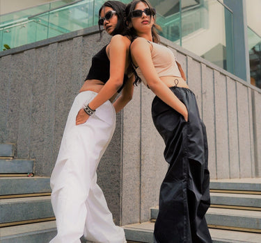 Burger Parachute Pants For Women