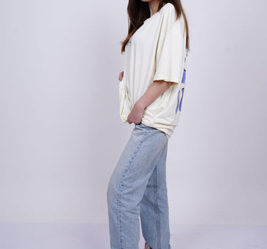 Burger x Sunburn Live Love Dance Drop-Sleeved Tee (T-shirt) - BurgerBae