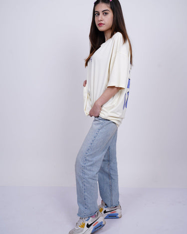 Burger x Sunburn Live Love Dance Drop-Sleeved Tee (T-shirt) - BurgerBae