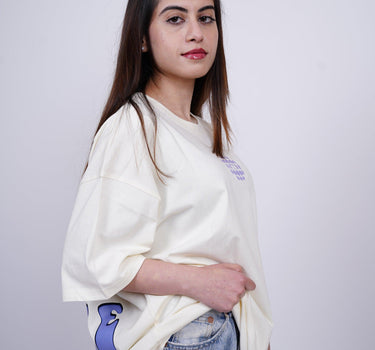 Burger x Sunburn Live Love Dance Drop-Sleeved Tee (T-shirt) - BurgerBae