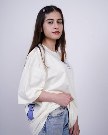 Burger x Sunburn Live Love Dance Drop-Sleeved Tee (T-shirt) - BurgerBae