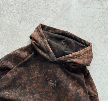 Burnt Iced Americano Acid Wash Hoodie