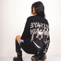 BYAKUYA Drop-Sleeved Unisex Tee (Bleach Collection Oversized T-shirt) - BurgerBae