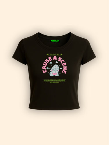 Cause A Scene It Girl Baby tee for Women