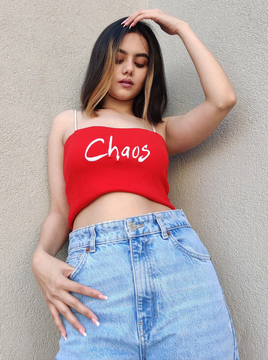 Chaos Camisole Camisole Burger Bae XS Red 