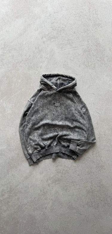 Charcoal Ash Acid Wash Hoodie