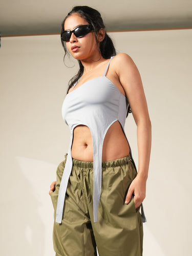 Chloe Garter Burger Bae Tank Top for Women