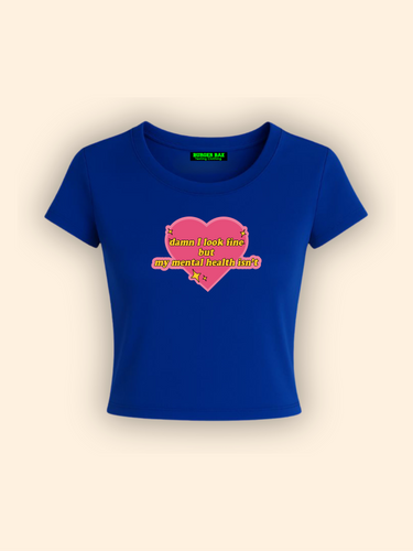 Mental Health It Girl Baby tee for Women