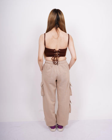 Coffee Brown London Corset Top - BurgerBae