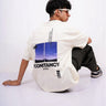 Constancy Round Neck Drop Sleeved Oversized Tee (T-shirt) - BurgerBae