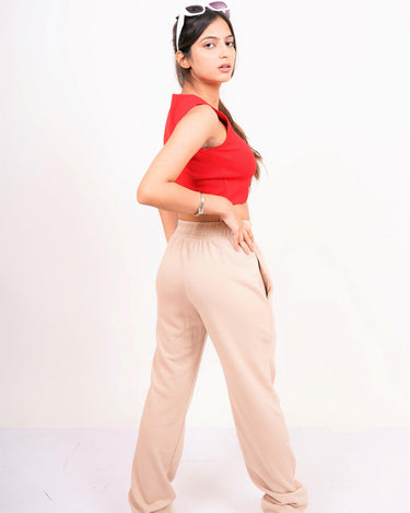 Crop Daisy Button Tank Top - BurgerBae