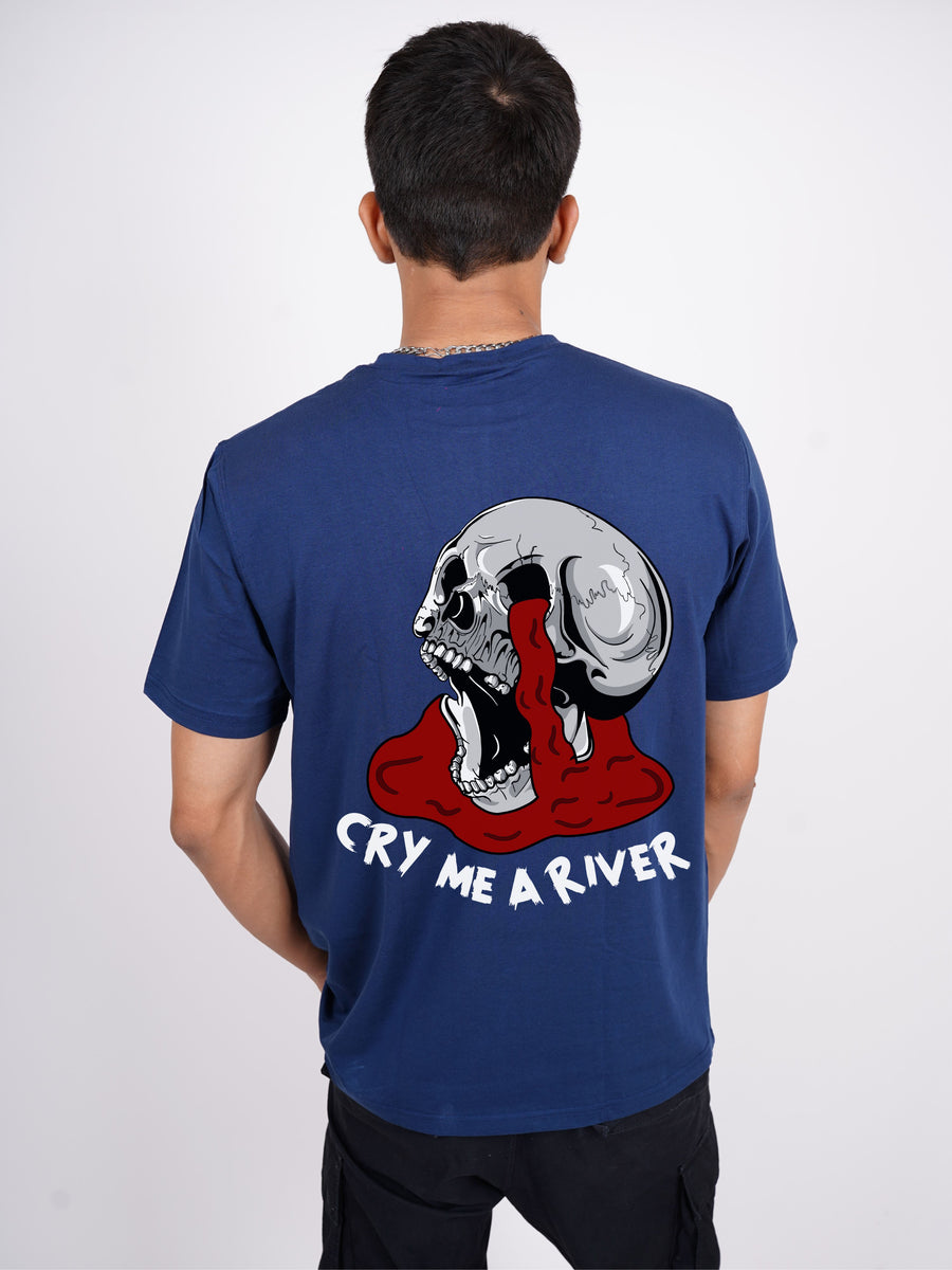 Cry Me A River - Burger Bae Oversized Unisex Tee