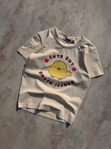 Cute But Anger Issues It Girl Baby tee for Women