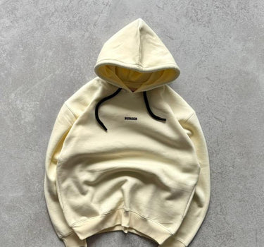 Ye Burger Logo Heavyweight Baggy Hoodie For Men and Women