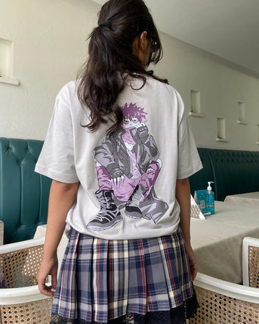 Dabi- My Hero Academia Oversized Tee (T-shirt) Oversized T-shirt Burger Bae 