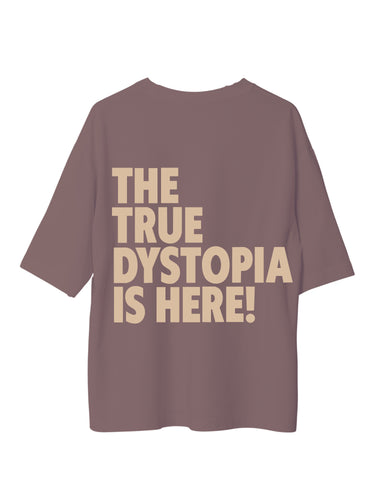 The Travis Scott : Dystopia: Burger Bae Oversized Tee For Men