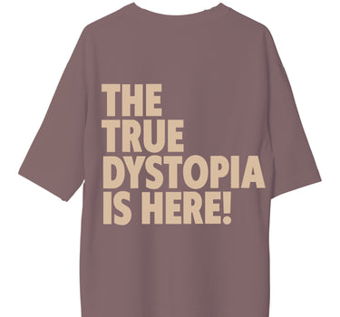 The Travis Scott : Dystopia: Burger Bae Oversized Tee For Men