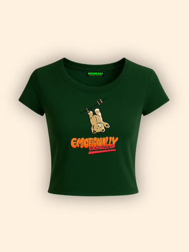 Emotionally Exhausted  It Girl Baby tee for Women