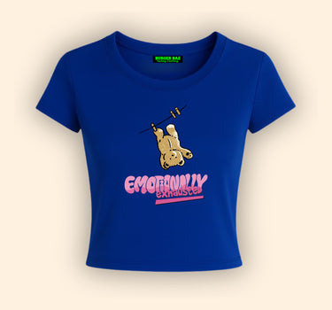 Emotionally Exhausted  It Girl Baby tee for Women