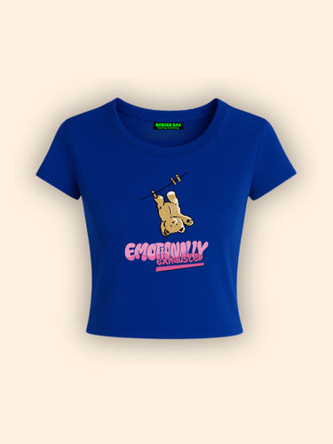 Emotionally Exhausted  It Girl Baby tee for Women
