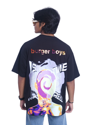 Burger boys Is Time Even Real T-shirt (Sinker)