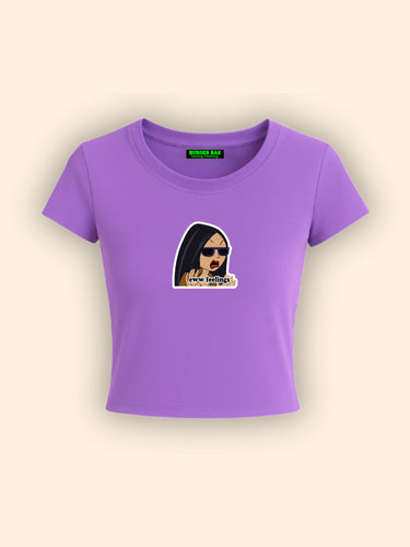 Eww Feeling It Girl Baby tee for Women